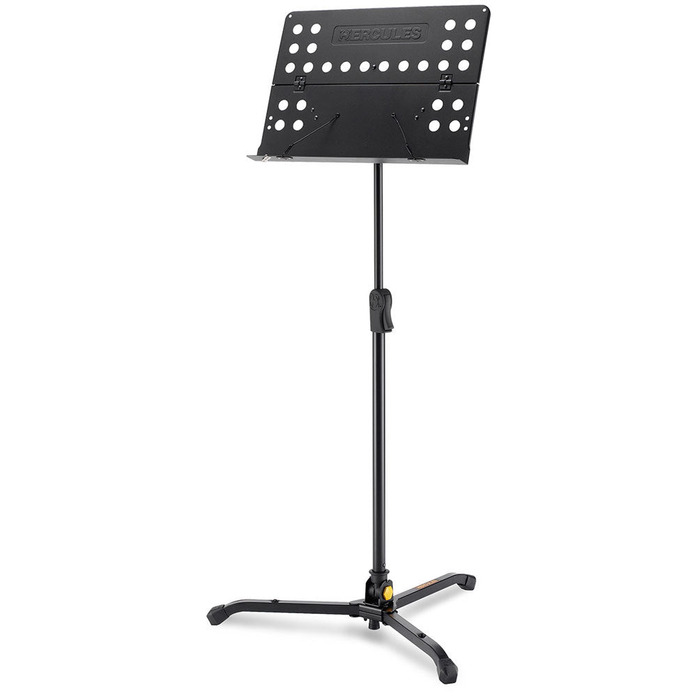 Hercules Tripod Orchestra Music Sheet Stand Adjustable w/ Folding Desk/Swivel — image 2