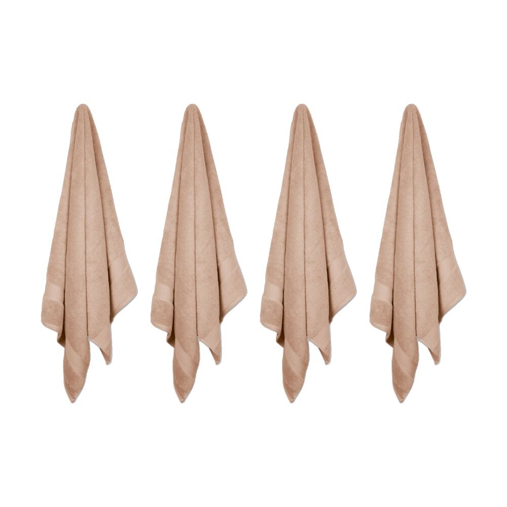 Ardor St Regis Collection 80x160cm Bath Towel Sheet Soft Cotton Dusk (4 Pack)