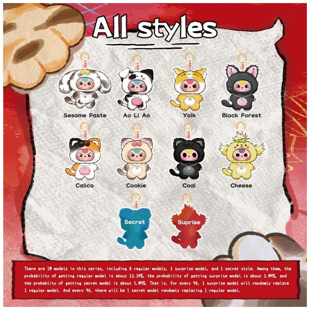 Baby Three Cat & Dog Plush Blind Box Surprise Fun Toy Assorted (2 Pack) — image 6