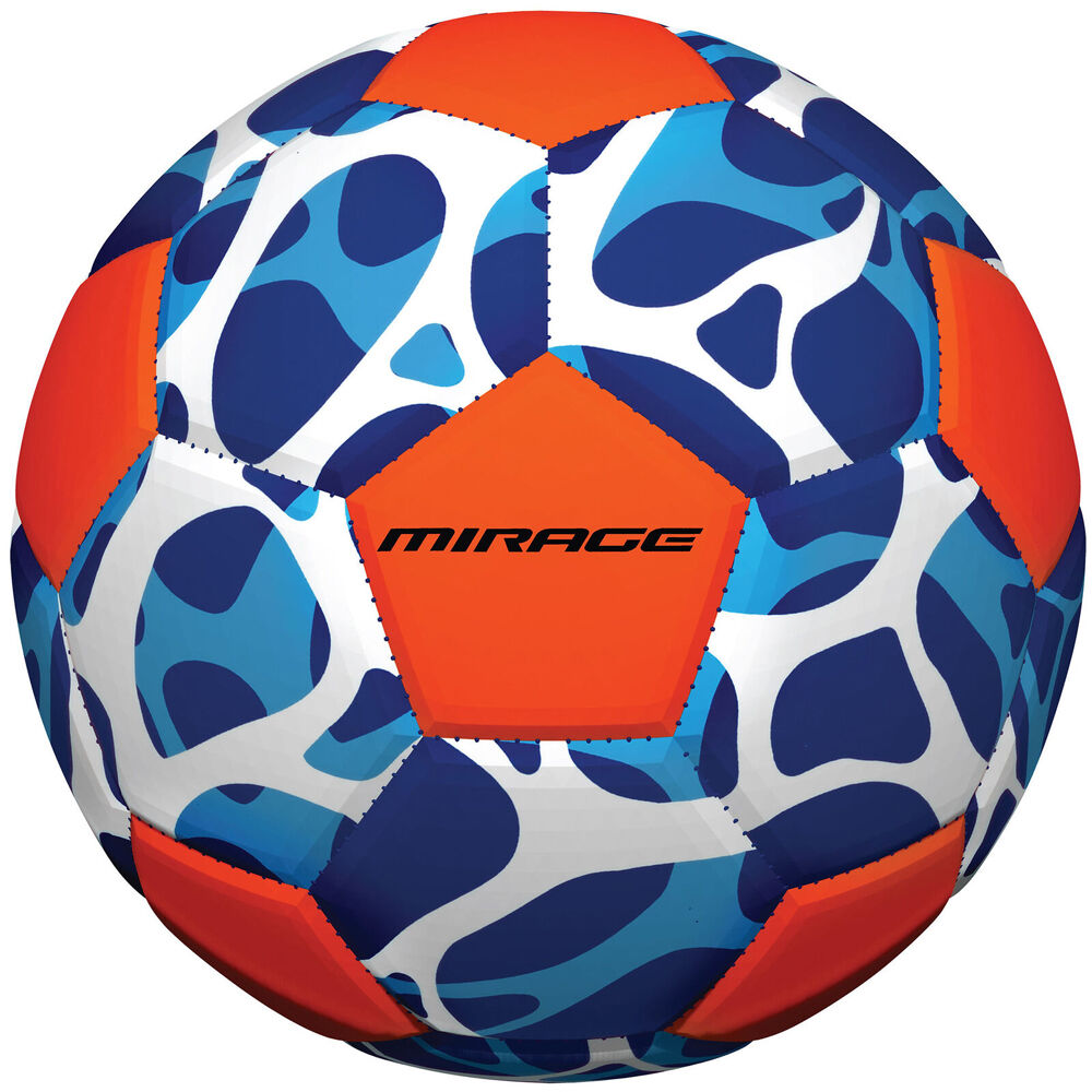 Mirage Blue/Orange Neoprene Soccer Ball Kids Outdoor Water Toy