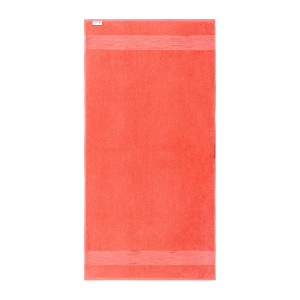 Lacoste 70x140cm Red Absorbent L Lecroco Bath Towel 100% Cotton 600gsm — image 2