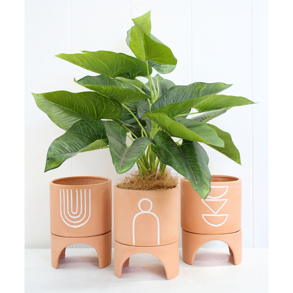 LVD Terracotta Planter Flower/Plant Pot Home/Room Garden Boho Decor 18cm — image 2