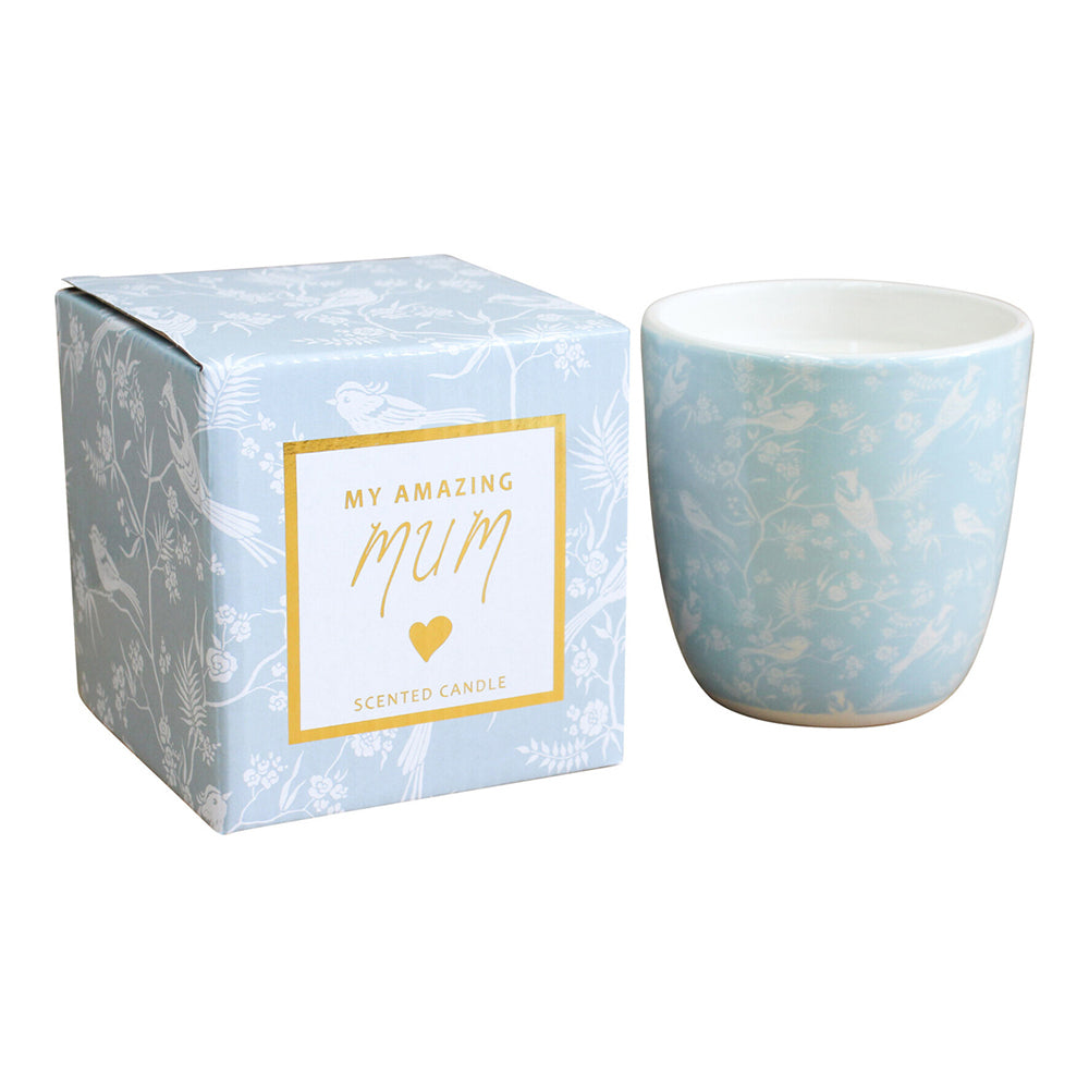 LVD Ceramic/Wax 10cm Scented Tealight Candle My Amazing Mum 2 Home Fragrance Display