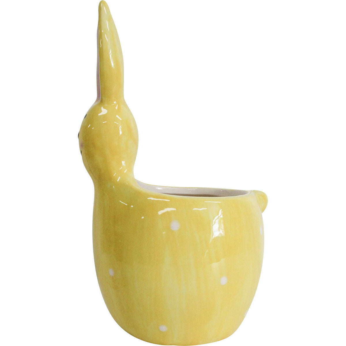 LVD Ceramic Bunny Planter Plant Pot Sunshine Decorative Home Decor Ornament (2 Pack)