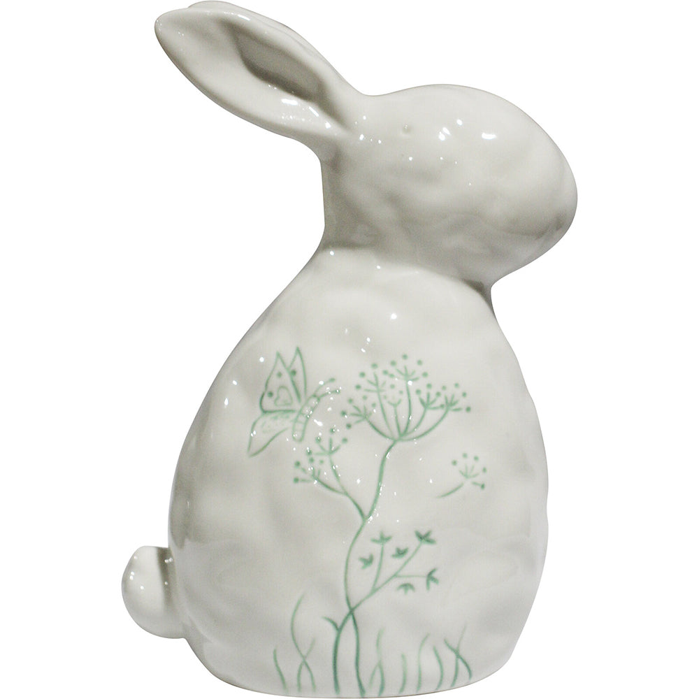 LVD Porcelain Rabbit Ornament Large Frenchie Sage Decorative Home Decor