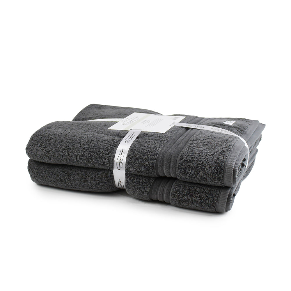 Onkaparinga 2pc 90x167cm Cotton Bath Sheets 600gsm Soft Towels. — image 2