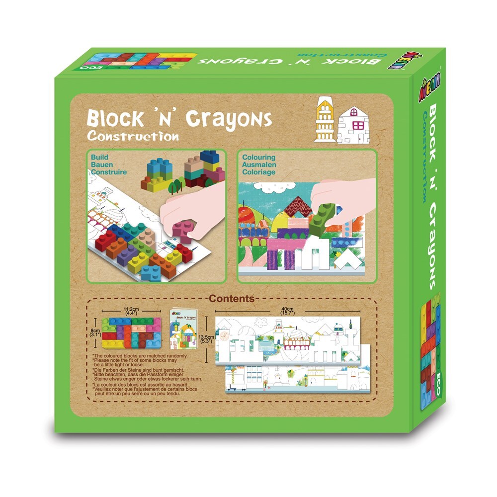 Avenir Blocks'n'Crayons Construction Creative Arts/Colors Kids/Toddler Kit 3y+ — image 2