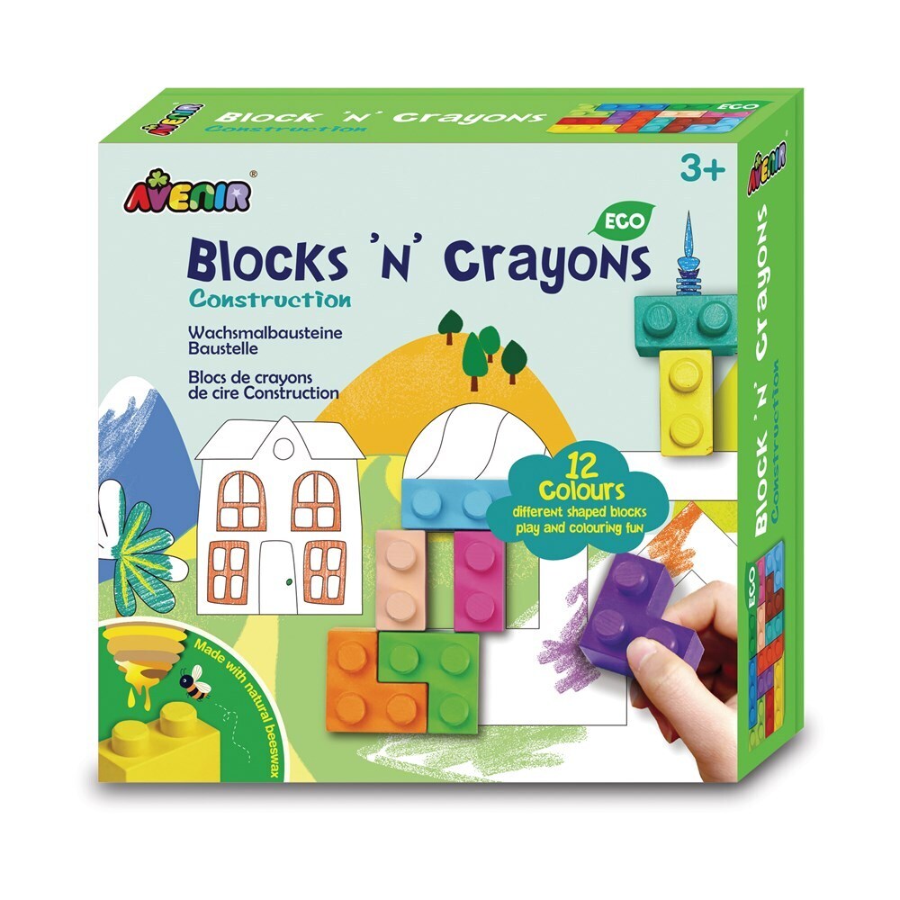 Avenir Blocks'n'Crayons Construction Creative Arts Kids/Children Kit 3y+ (2 Pack) — image 2
