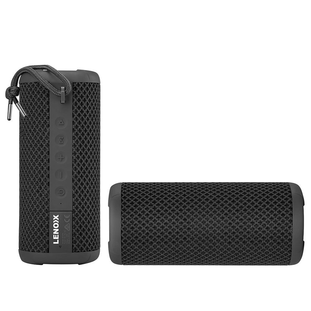 Lenoxx IPX7 Waterproof Portable Wireless Streaming Speaker for Smartphones Black — image 3