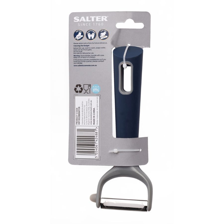 Salter Indigo Food/Fruit/Vegetable Peeling/Peeler w/ Anti Slip Handle Durable — image 2