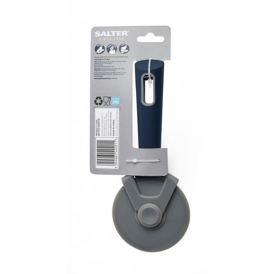 Salter Indigo Home Food/Pizza/Flatbread Cutting/Cutter w/ Anti Slip Handle — image 2