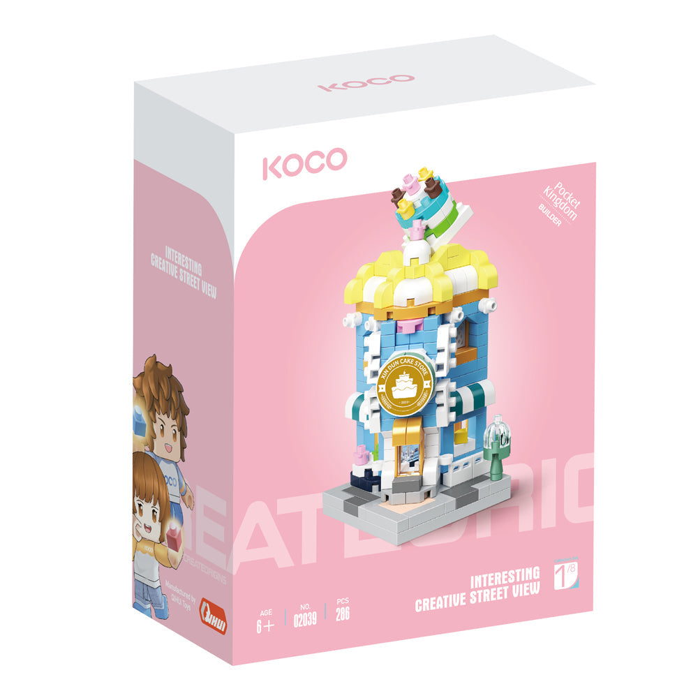 Koco Cake Shop Kids/Children Building Bricks/Blocks Assemble Play Toy 6y+ (286 Pieces)