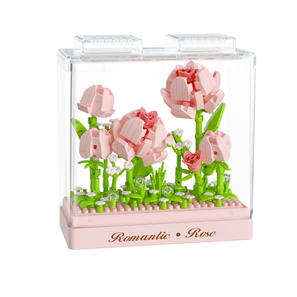 Koco Preserved Fresh Flower Rose Kids/Children Building Bricks Play Toy 6+ (349 Pieces) — image 2