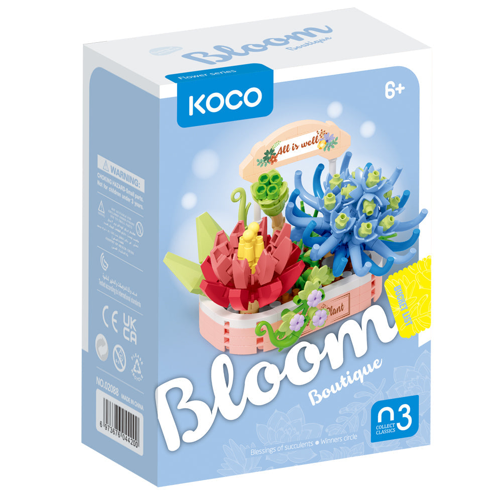 Koco Succulent Combination Potted Plants Kids/Children Building Toy 6y+ (271 Pieces)
