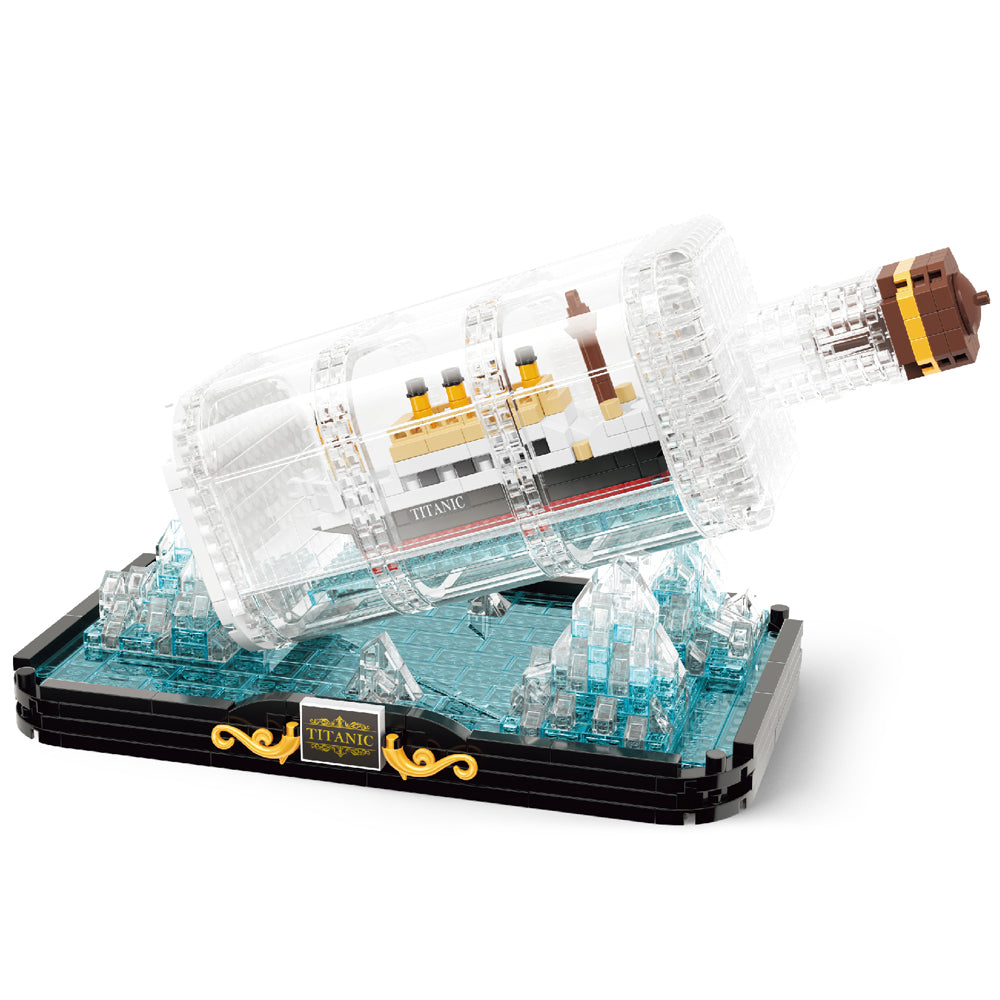 Koco Drift Bottle Titanic Kids Building Bricks/Blocks Assemble Play Toy 6+ (918 Pieces) — image 2