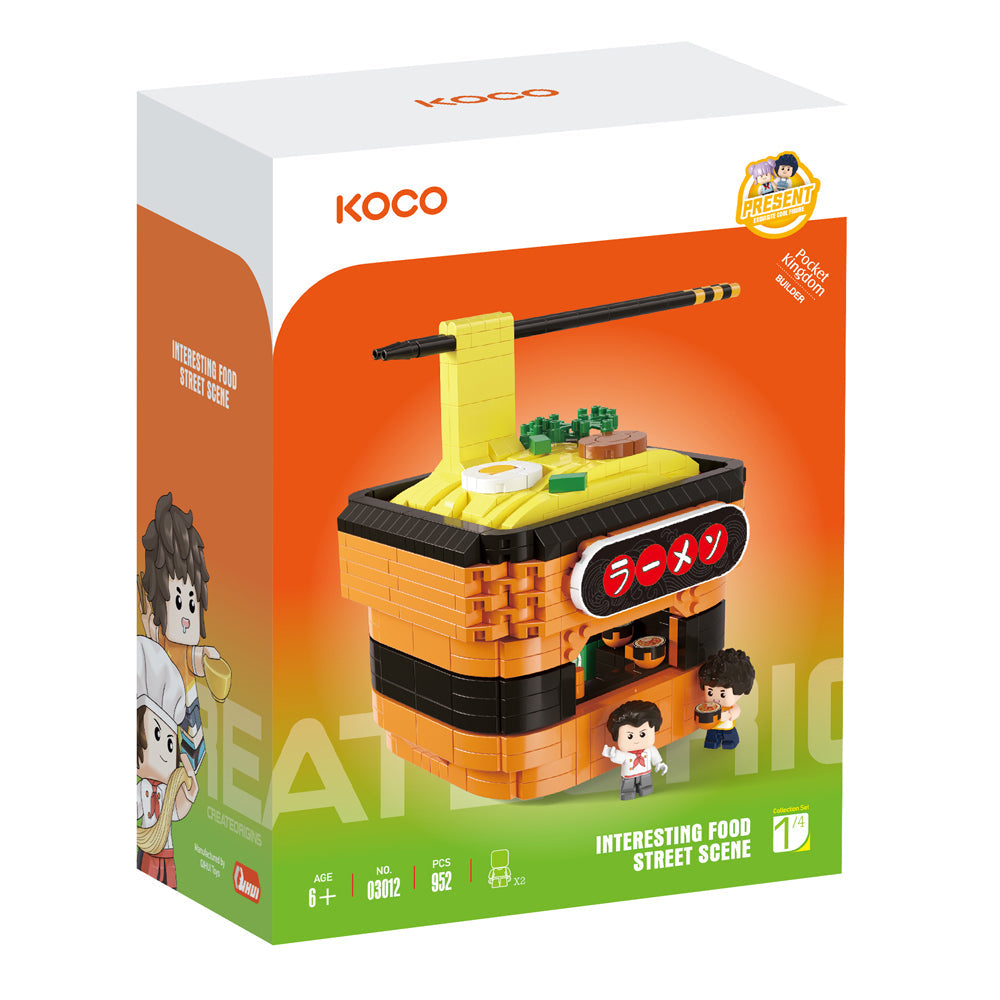 Koco Ramen Noodle Restaurant Kids Building Bricks/Blocks Assemble Toy 6y+ (952 Pieces)