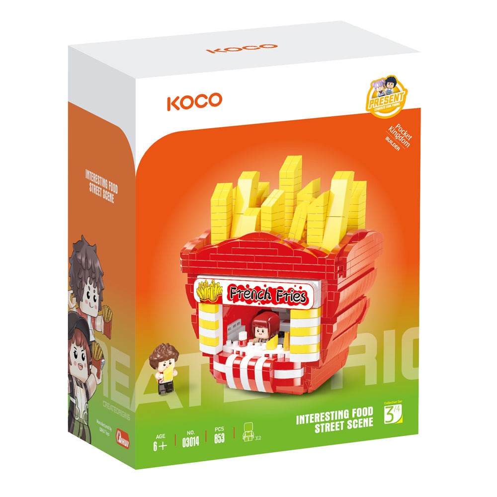Koco Chip Shop Kids/Children Building Bricks/Blocks Assemble Play Toy 6y+ (853 Pieces)