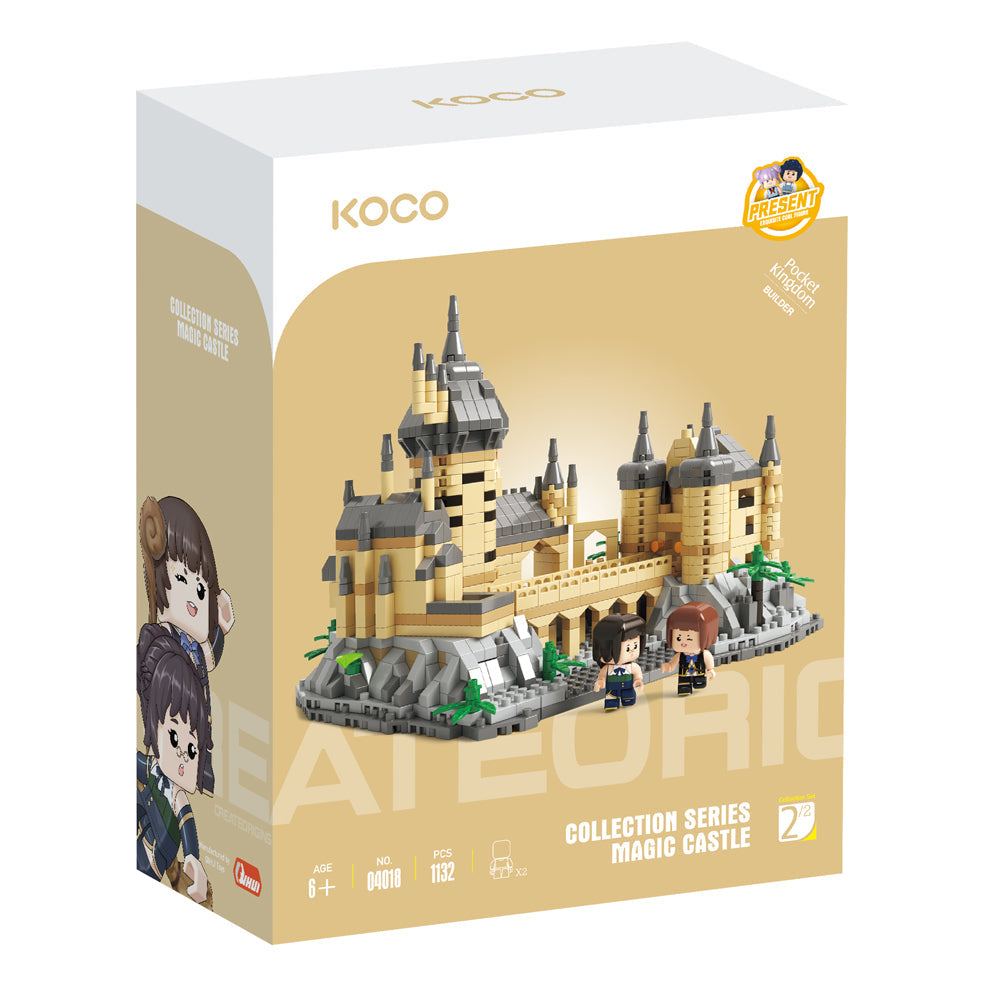 Koco Magic Castle Kids/Children Building Bricks/Blocks Assemble Toy 6y+ (1132 Pieces)