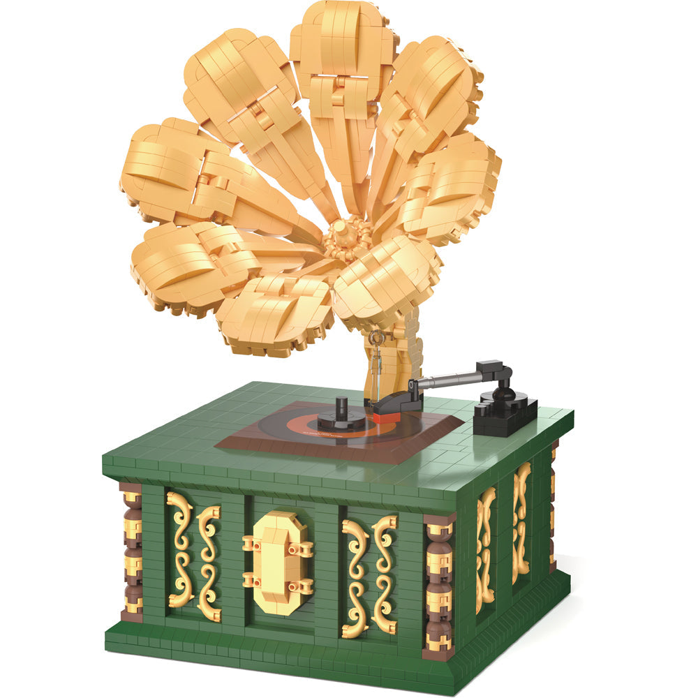 Koco Old-Fashioned Phonograph Building Blocks Micro Bricks Kids Toy 6y+ (2351 Pieces)