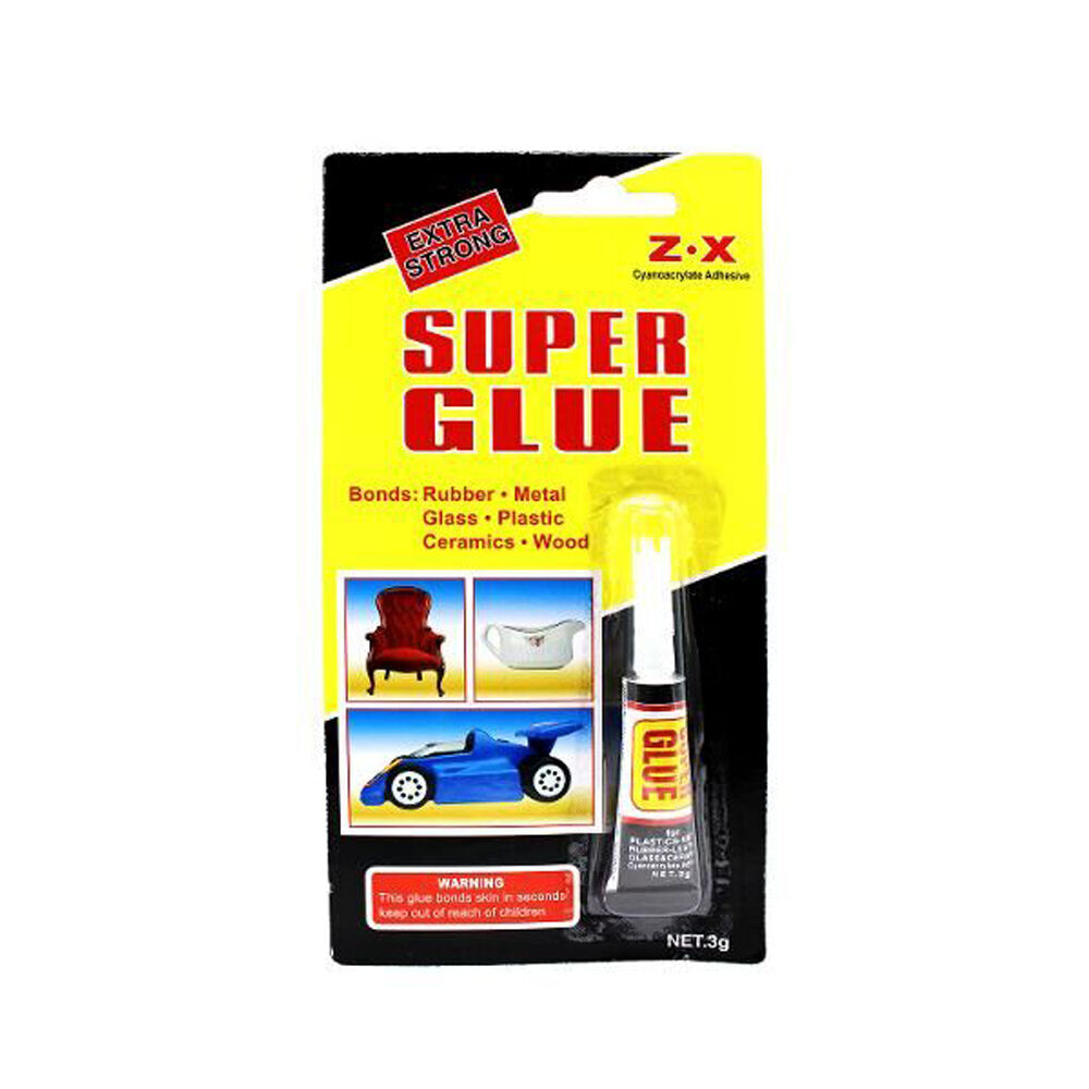 Super Glue Universal Instant Adhesive Extra Strong Fast Drying 3g (24 Pack) — image 2