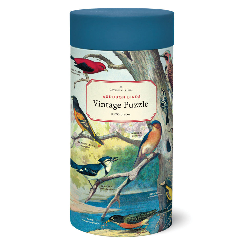 Cavallini Jigsaw Puzzle Audubon Birds 55x70cm Educational Game (1000 Pieces)