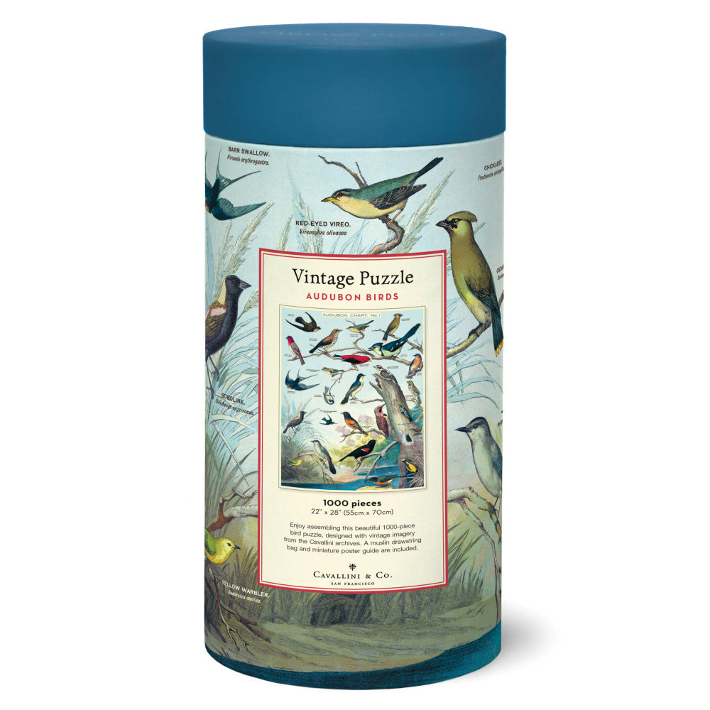 Cavallini Jigsaw Puzzle Audubon Birds 55x70cm Educational Game (1000 Pieces) — image 2