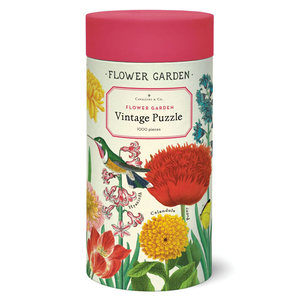 Cavallini Jigsaw Puzzle Flower Garden 55x70cm Educational Game (1000 Pieces)