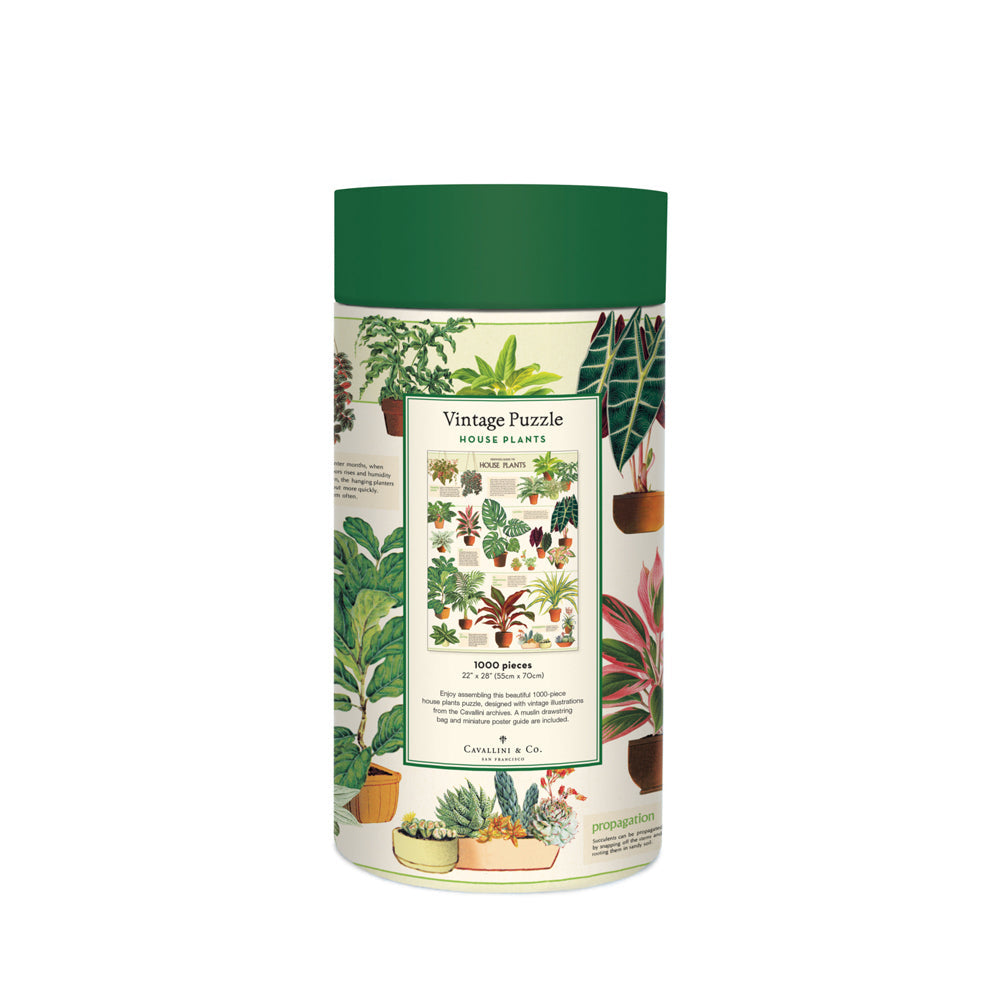 Cavallini Jigsaw Puzzle House Plants 55x70cm Educational Game (1000 Pieces) — image 2