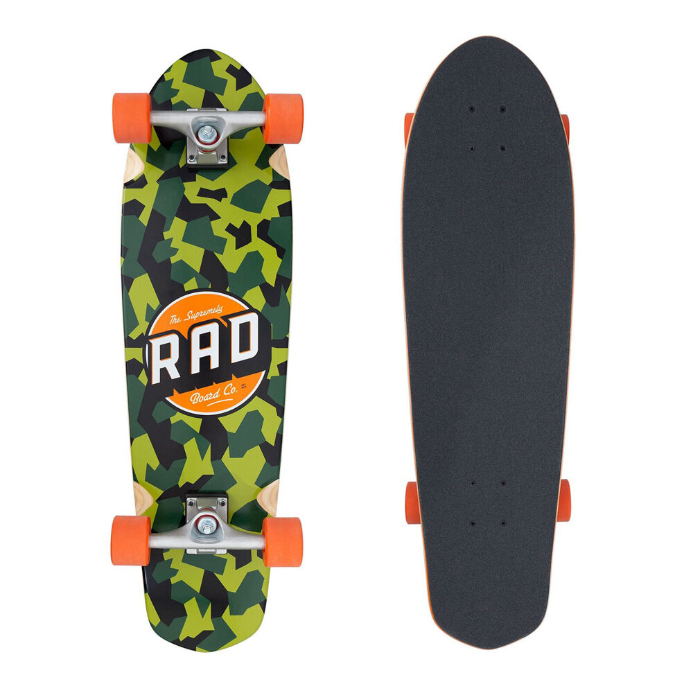 Rad Board CO Complete Skateboard Sports Deck Cali Cruiser Classic Camo 9.125in