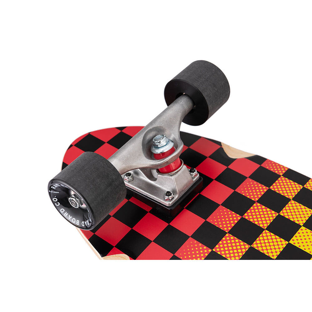 Rad Board CO 9.125in Rasta Fade Checkers Cali Cruisers Complete Skateboard — image 2