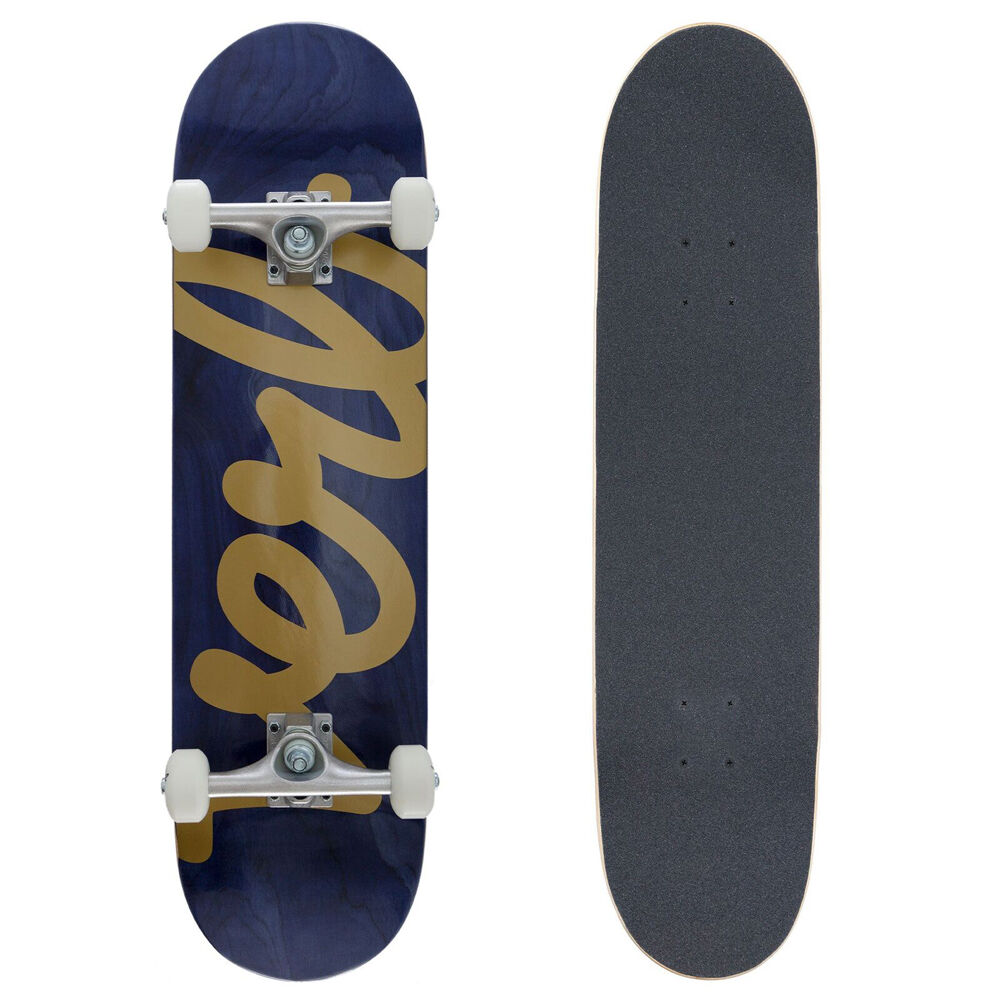 Verb Complete Skateboard Outdoor Sports Deck Progressive Xl Script Navy 8in