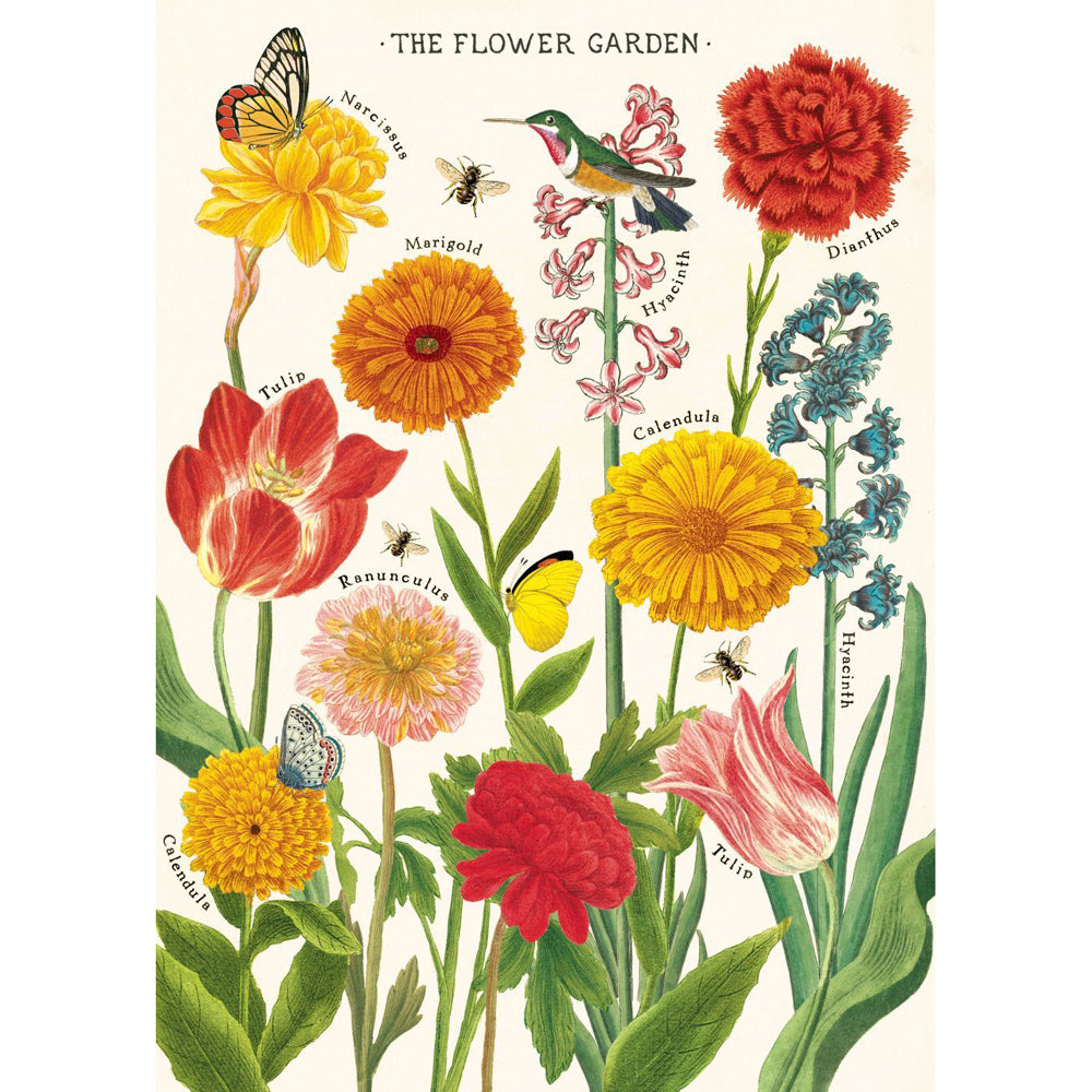 Cavallini Paper Poster Prints/Gift Wrap Wall Art Decor 50x70cm Flower Garden (3 Pack) — image 2