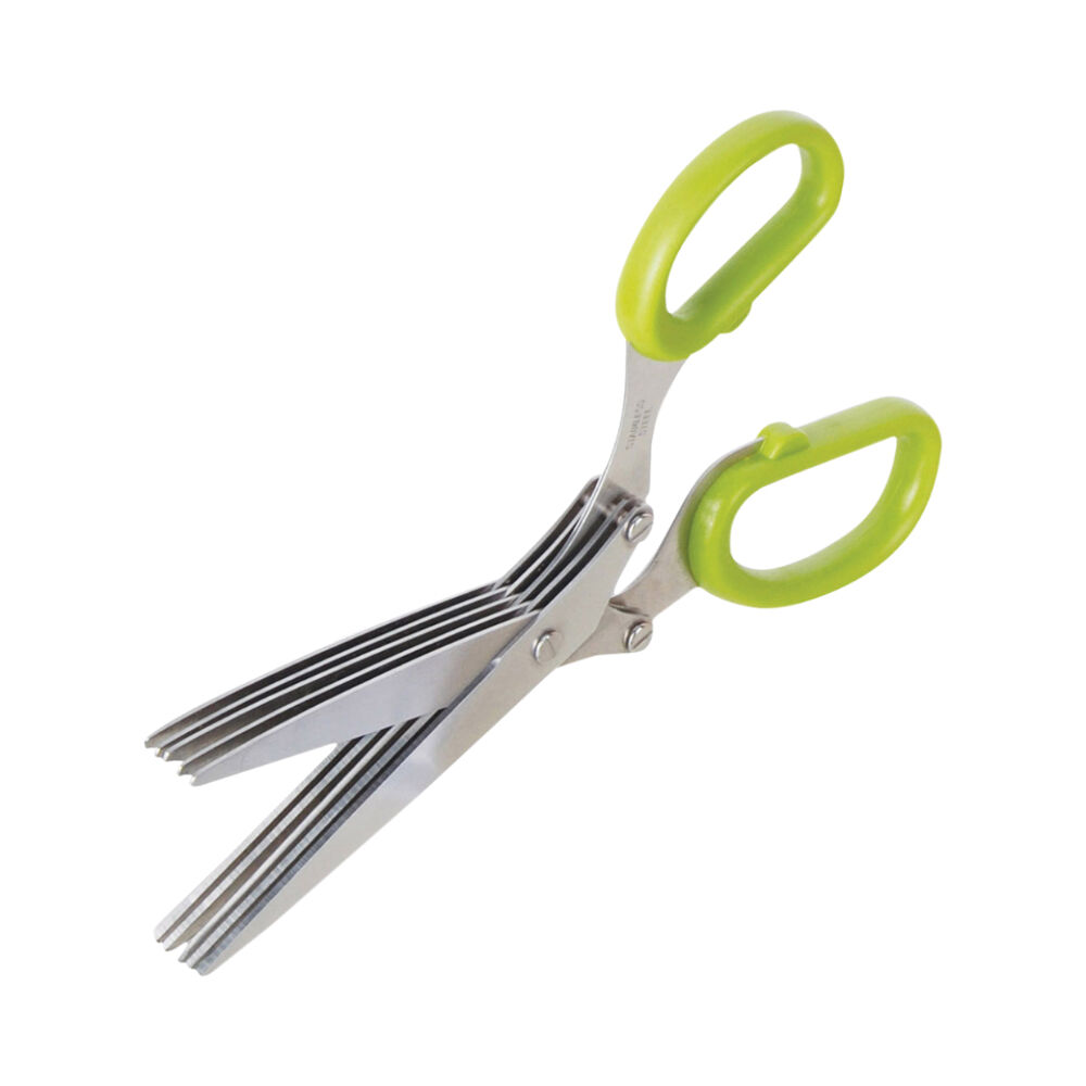 Esschert Design Herb Scissors Stainless Steel Kitchen Cutlery 27.5cm Green