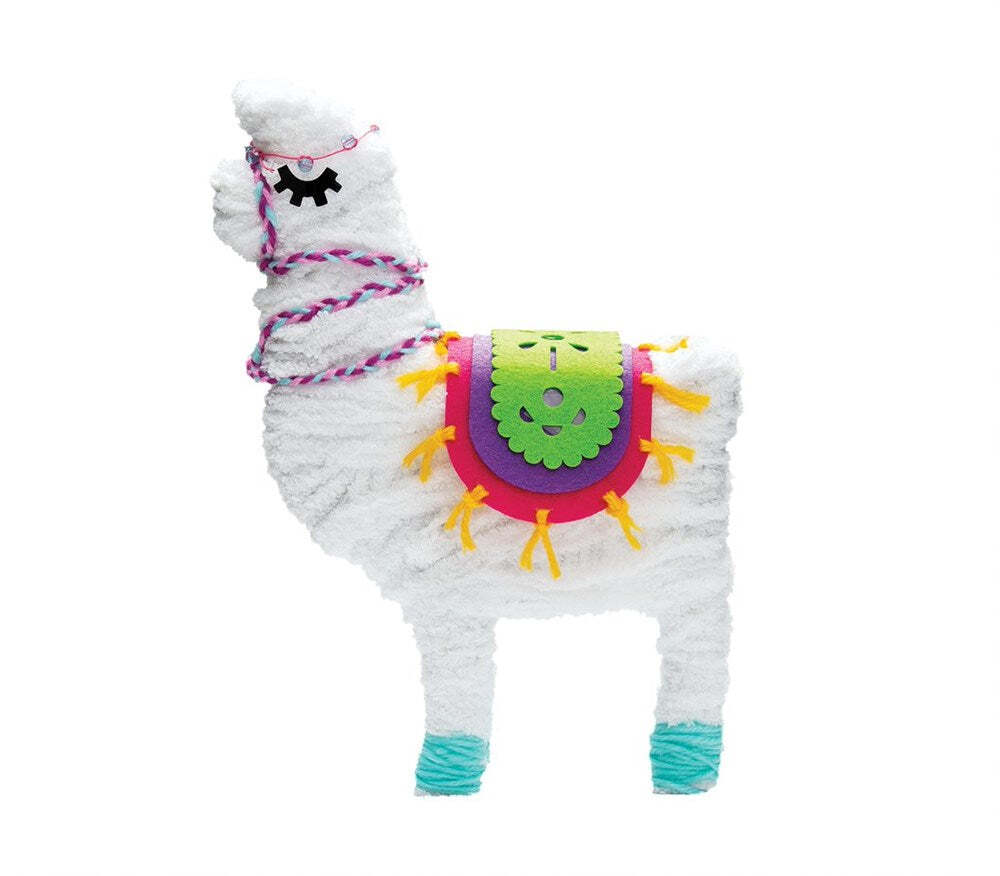4M KidzMaker Make Your Own 24cm DIY Llama Doll Kids/Children Art Activity 5y+ — image 3