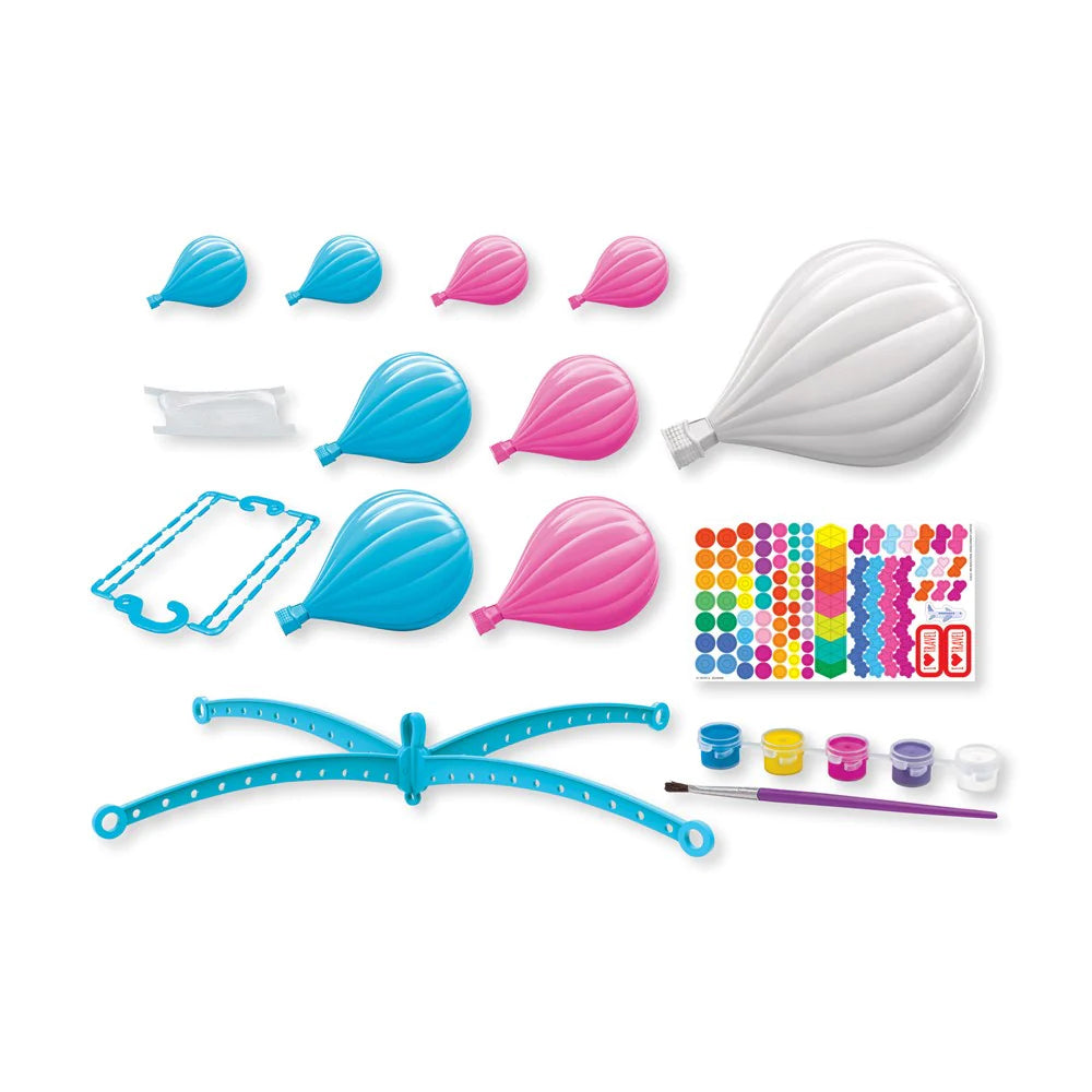 4M KidzMaker Hot Air Balloons Mobile Kids/Childrens Art/Craft Painting Kit 5y+ — image 2