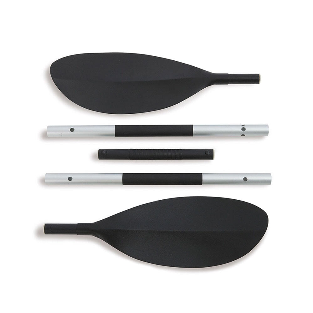 Intex 218cm Kayak Paddle/Oar Asymmetric Canoe Aluminium Shaft for Boats Black — image 2