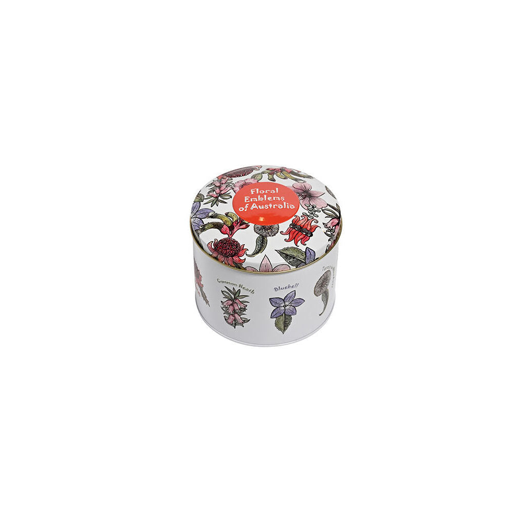 Banksia Red 200g Australian Floral Emblems Tin w/Chocolate Coated Fruit Nut Mix — image 2