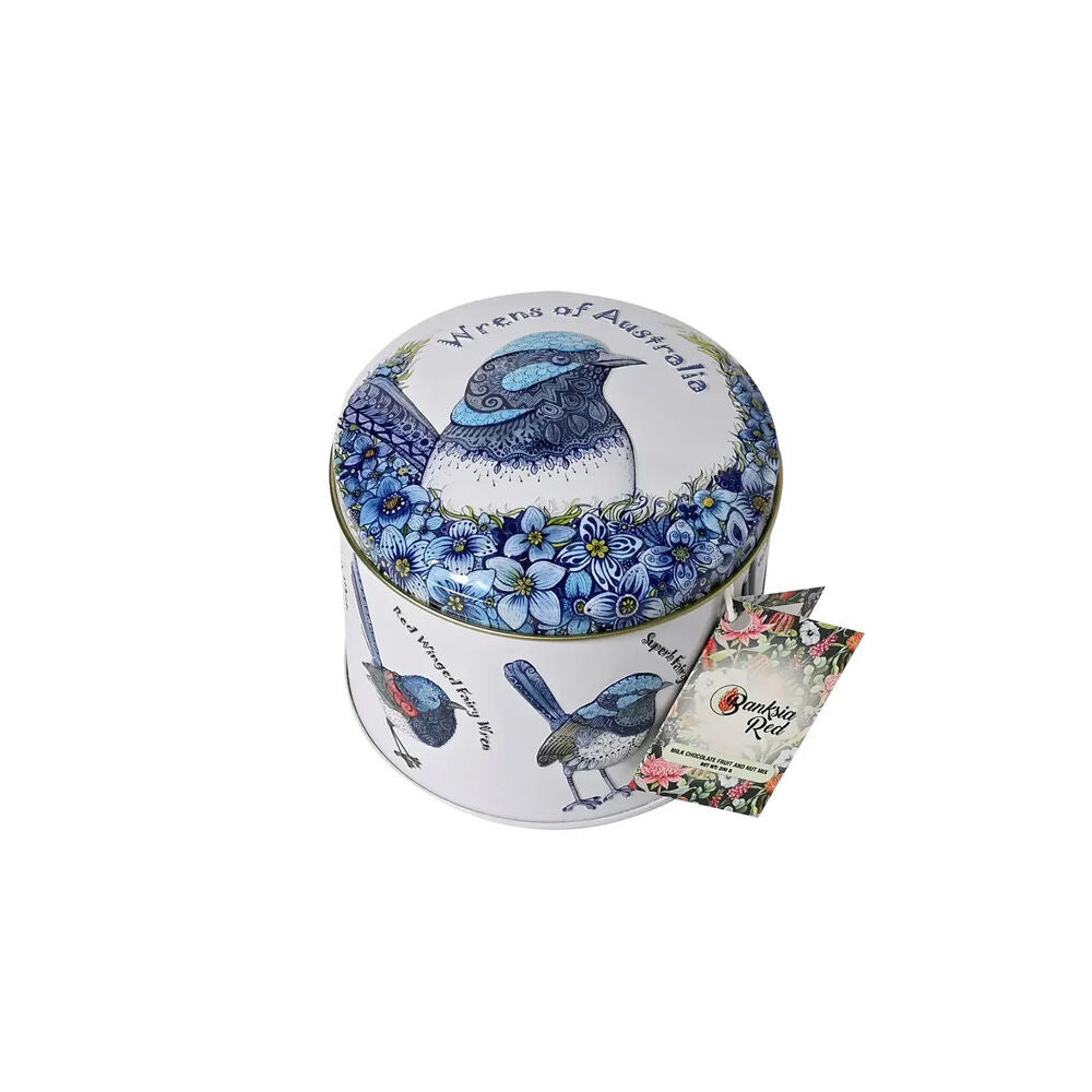 Banksia Red Wrens of Australia Tin w/Milk Chocolate Fruit & Nut Mix 200g (2 Pack) — image 3