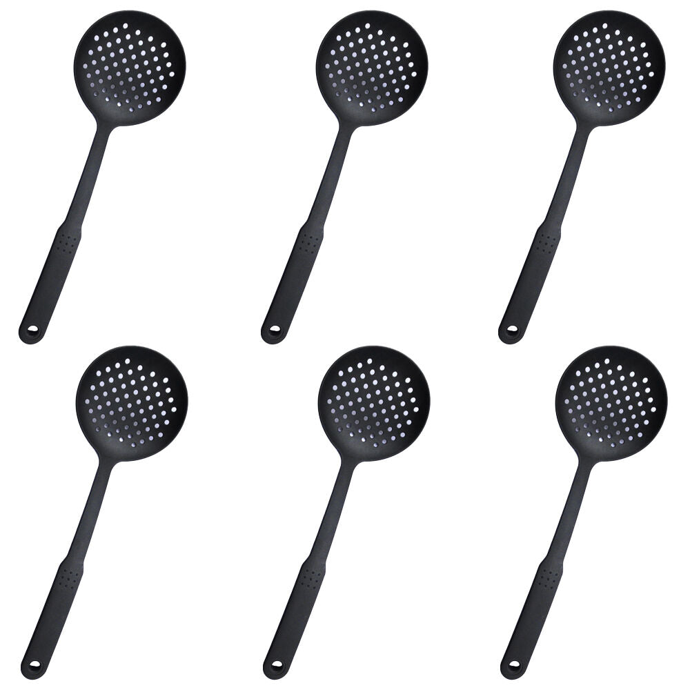 Classica Non-Stick Nylon Wok Turner w/Strain Holes Kitchen Utensil 33cm (6 Pack)