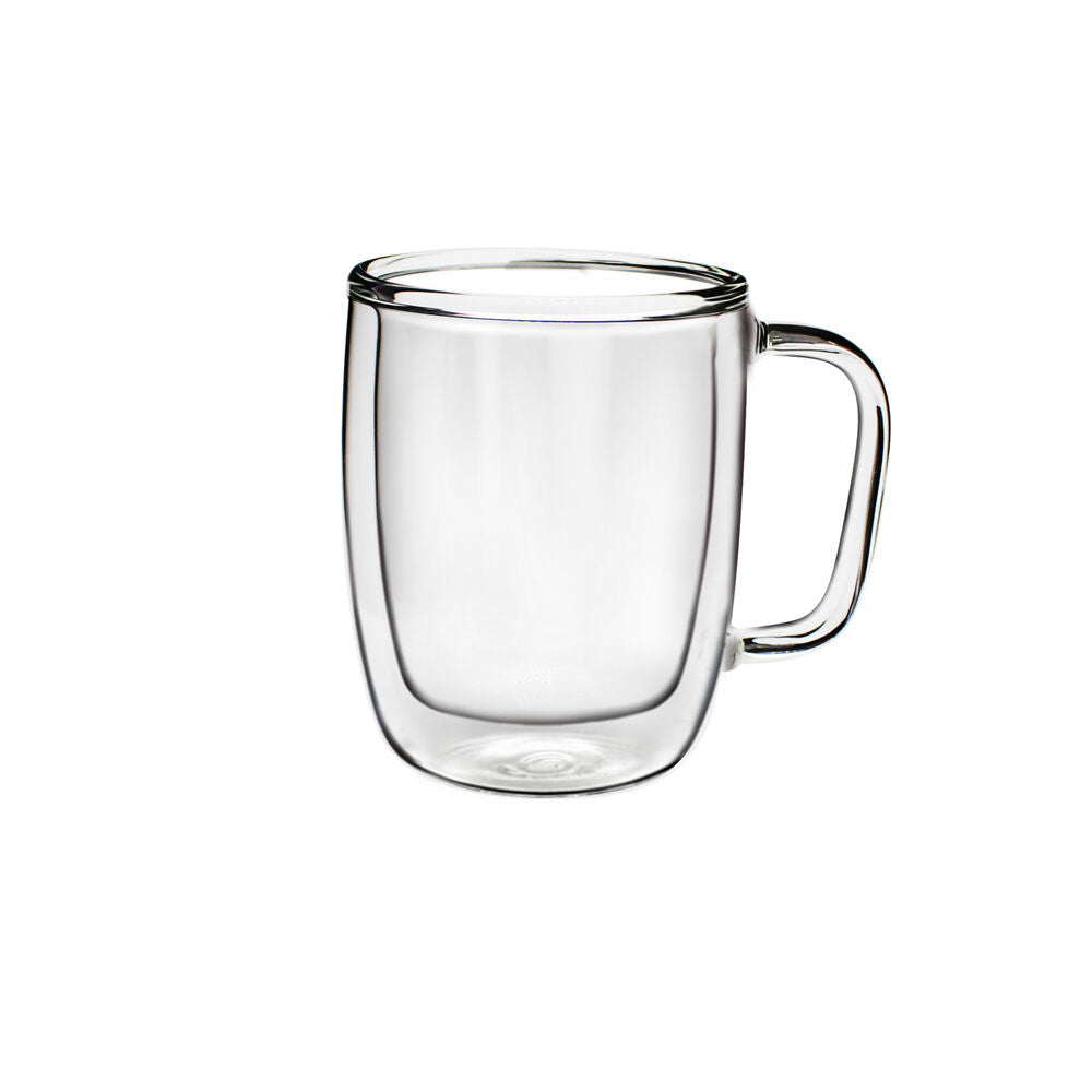 Coffee Culture Millie Double Wall Insulated Glass Mug Set Hot/Cold 475ml (2 Pieces)