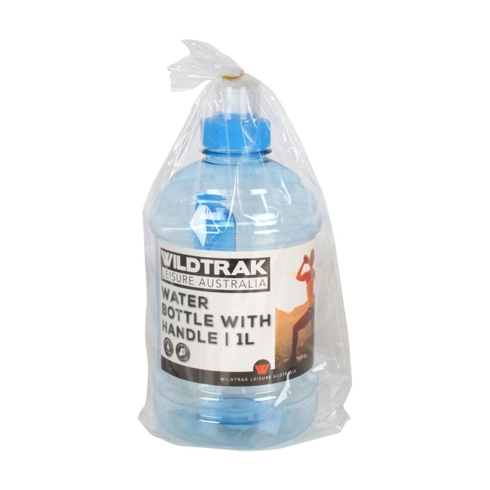 Wildtrak 1 Litre Water Bottle With Handle Outdoor Camping Accessories/Equipment — image 2