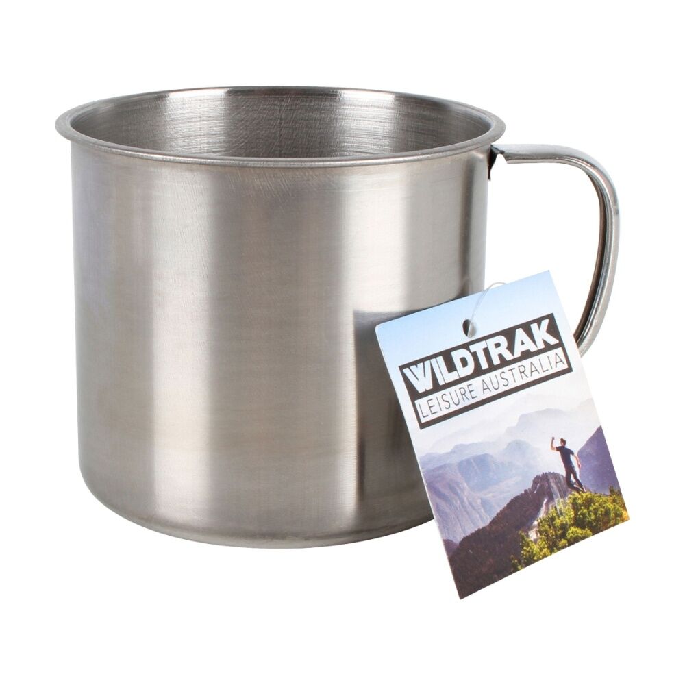 Wildtrak Camping Mug Stainless Steel 350Ml Outdoor Camping Dining Cookware — image 2