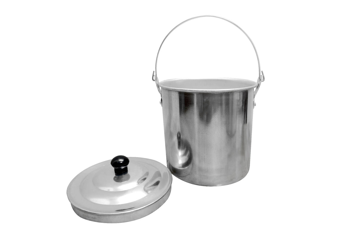 Wildtrak Aluminium 1.45/1.65/2.65L Billy Can Set Camping Cookware Silver (3 Pieces) — image 2