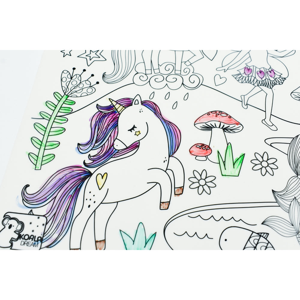 Koala Dream Reusable Silicone Drawing Mat & Markers Enchanted Kingdom 3y+ — image 6