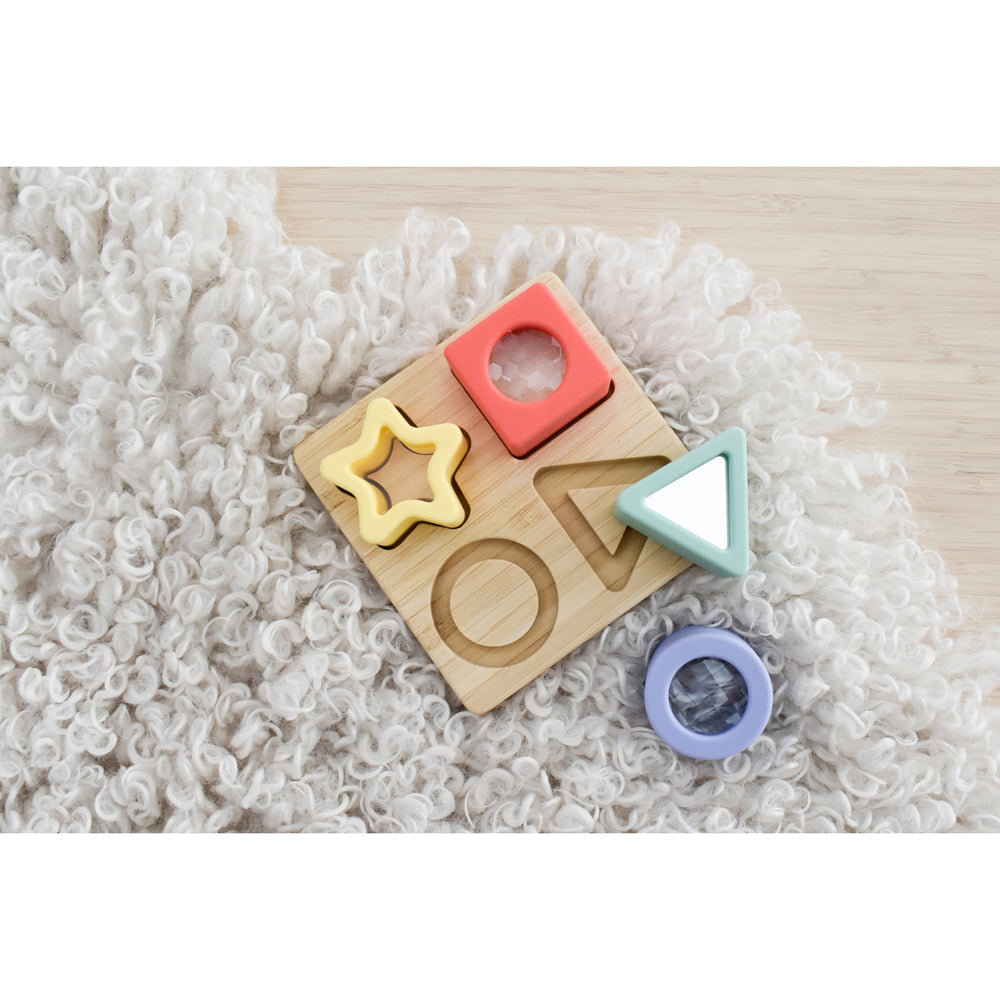 Koala Dream Colourful Silicone Prism Play Shape Sorter Sensory Toy 6m+ — image 5
