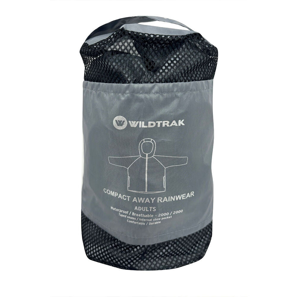 Wildtrak Unisex Stowaway Waterproof Rain Jacket Windproof Grey — image 3