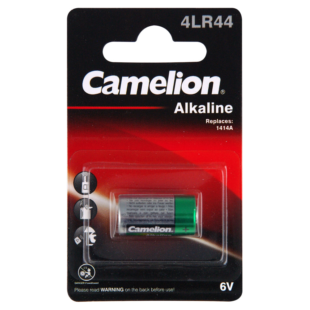 Camelion Alkaline 6V Battery 4LR44/PX28A/V4034 Cylindrical for Digital Camera — image 2