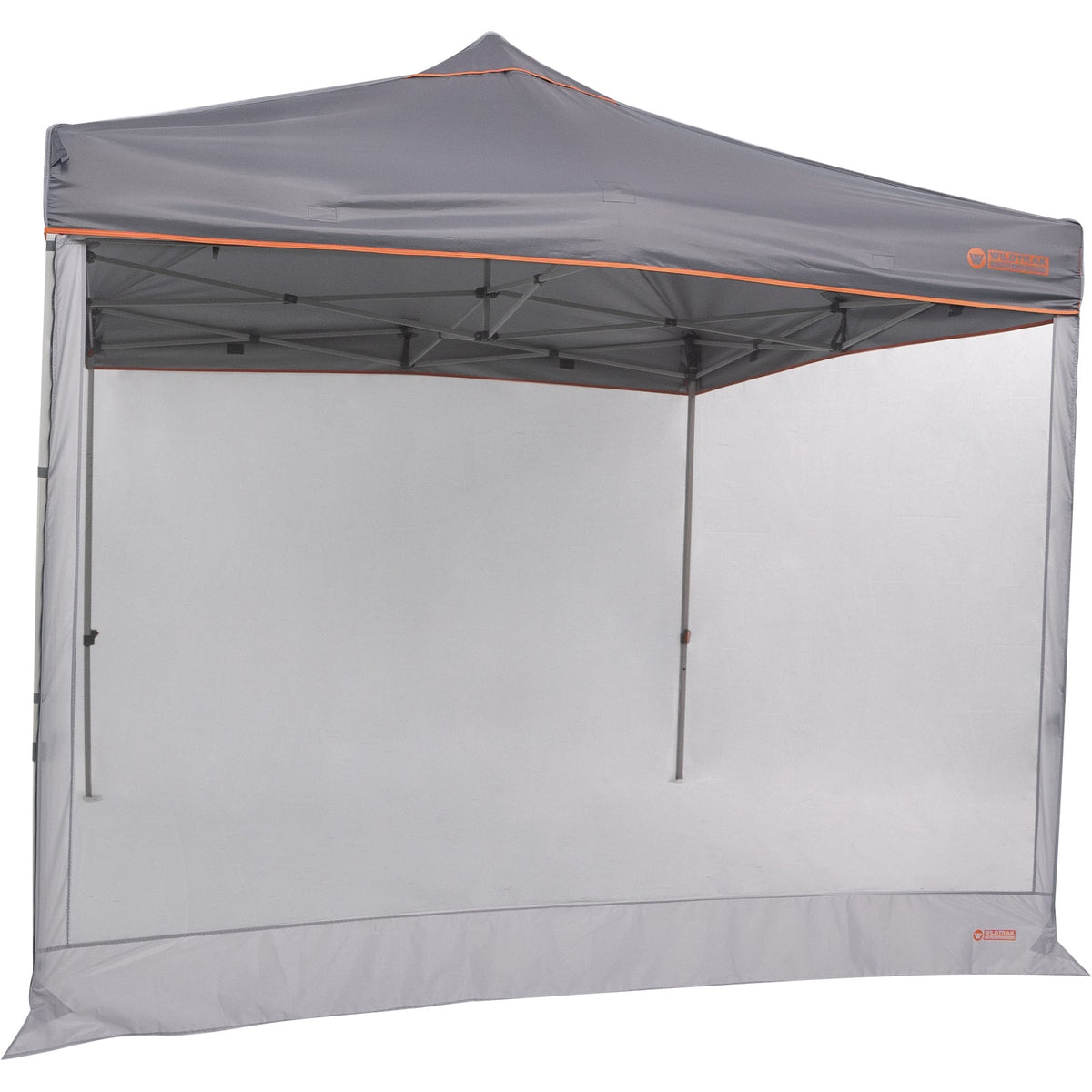 Wildtrak Grey Accessory Cover Mesh Wall 2.4 w/ Zipper For 2.4m Gazebo Camping — image 2