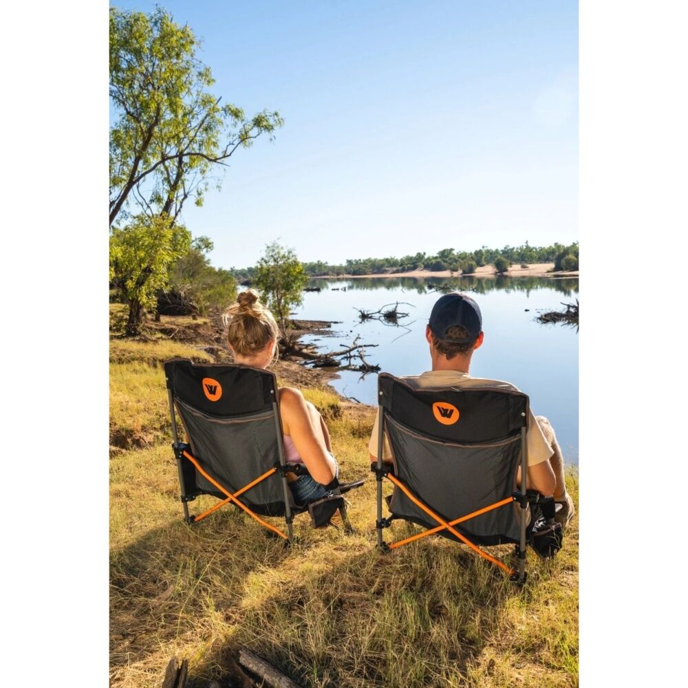 Wildtrak Falls Event Chair 135Kg Weight Rating Outdoor Camping/Hiking 53x72cm