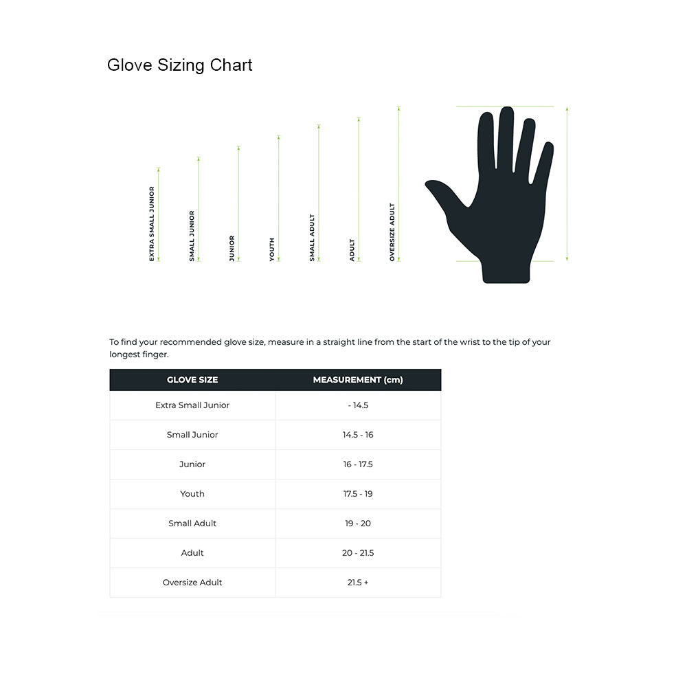 Kookaburra Baseball Glove Catching Mitt Left Hand Size Xsmall Black/Green — image 2